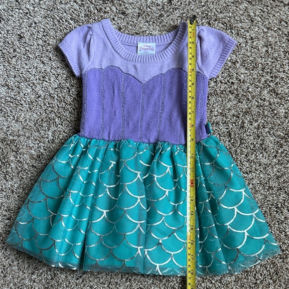 DISNEY PRINCESS ARIEL INSPIRED TODDLER GIRL TULLE DRESS - Picture 9 of 9